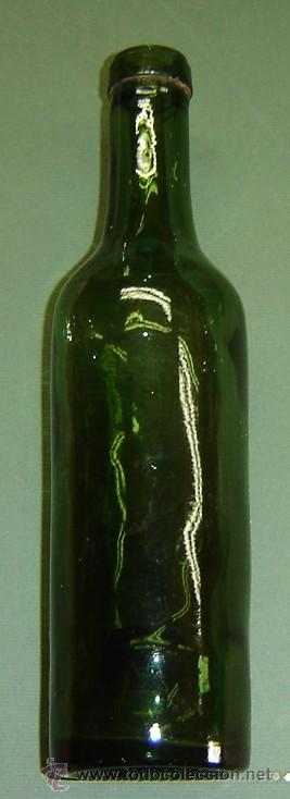 Botellas antiguas: BOTELLA ANTIGUA DE 1/4 L. - Foto 1