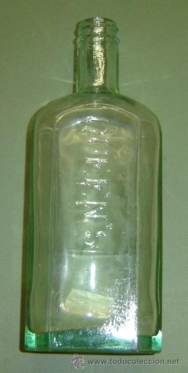 Botellas antiguas: FRASCO ANTIGUO QUEENS medida 8*21 cms. - Foto 1