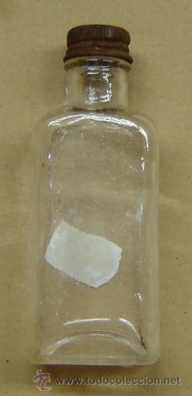 Botellas antiguas: FRASCO ANTIGUO DE JARABE medida 4*11 cms. - Foto 1