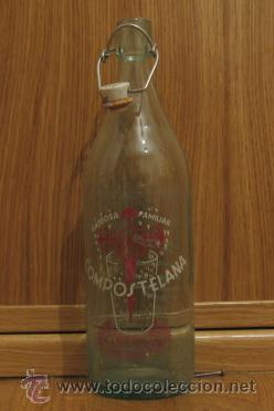 Botellas antiguas: BOTELLA GASEOSA - COMPOSTELANA - Foto 1