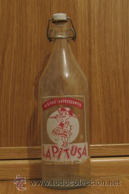 Botellas antiguas: BOTELLA GASEOSA - LA PITUSA - Foto 1