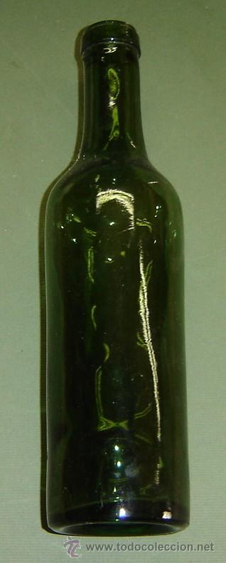 Botellas antiguas: BOTELLIN ANTIGUO 1/4 L - Foto 1