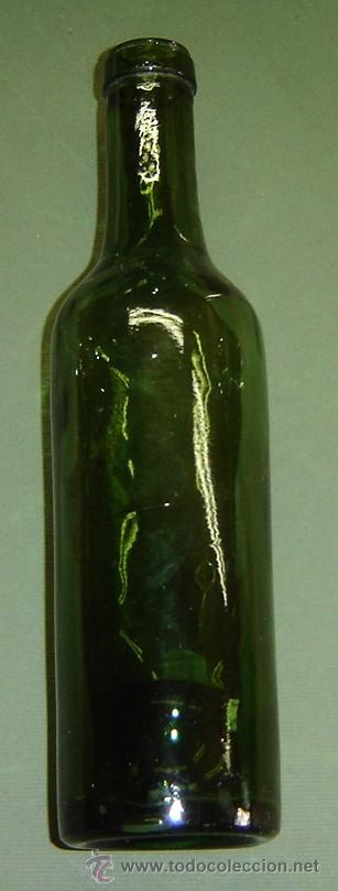 Botellas antiguas: BOTELLIN ANTIGUO 1/4 L - Foto 1
