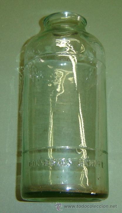 Botellas antiguas: FRASCO CONSERVAS HENPEL medida 8*18 cms. - Foto 1