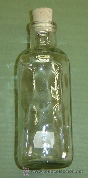 Botellas antiguas: FRASCO ANTIGUO DE JARABE medida 5,2*14 cms. - Foto 1