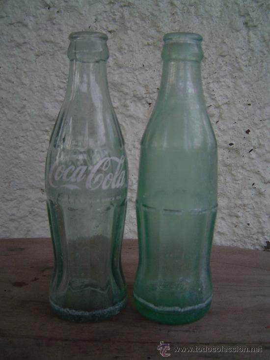 Botellas antiguas: 2 DE COCA COLA DIFERENTES - Foto 2