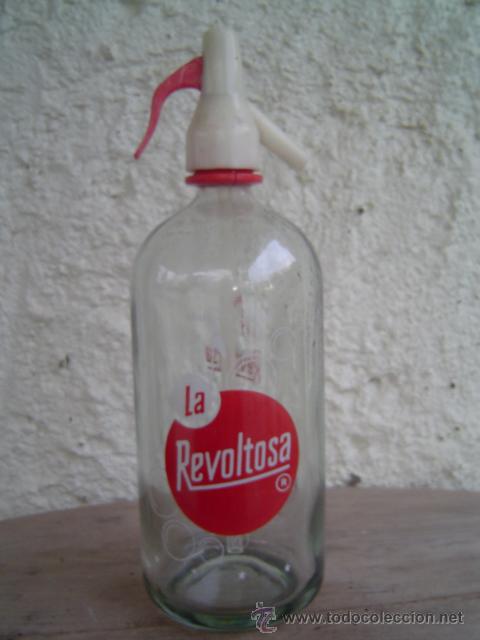 Botellas antiguas: SIFON LA REVOLTOSA - Foto 1