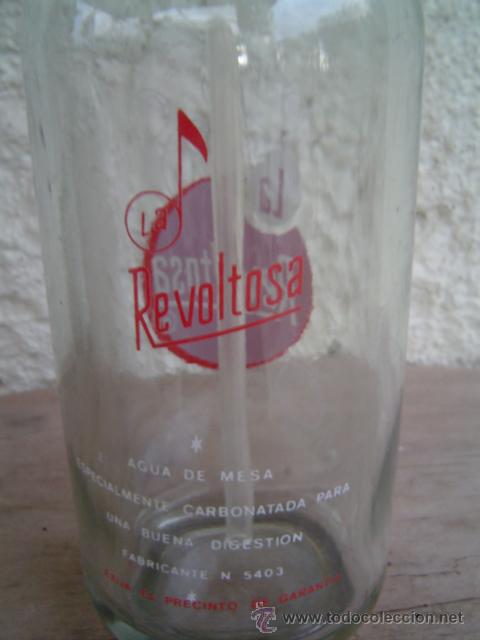 Botellas antiguas: SIFON LA REVOLTOSA - Foto 2