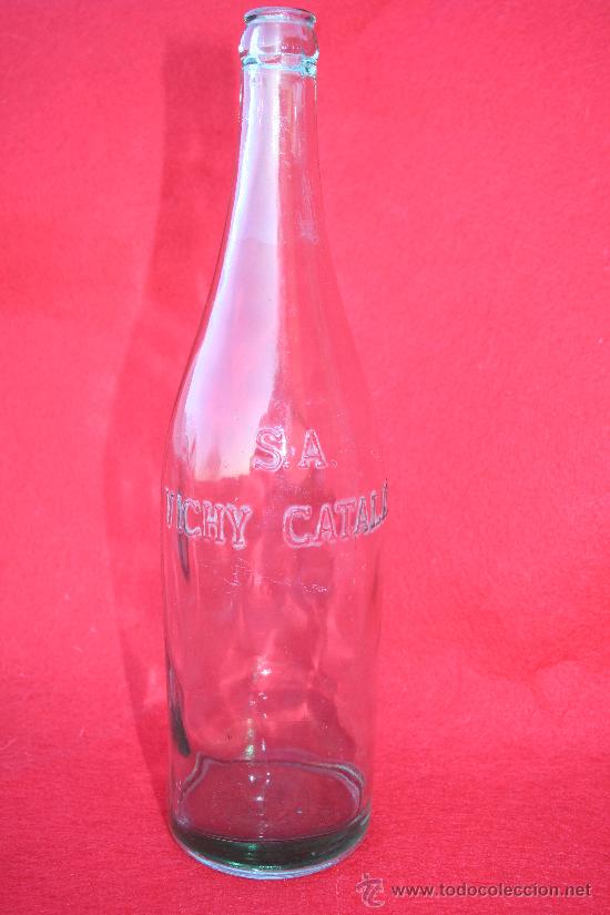 Botellas antiguas: BOTELLA DE AGUA VICHI CATALAN   S.A. - Foto 1
