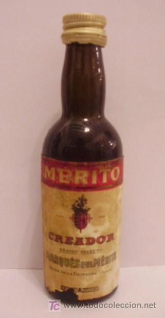 Botellas antiguas: BOTELLIN DE BRANDY SELECTO - Foto 1