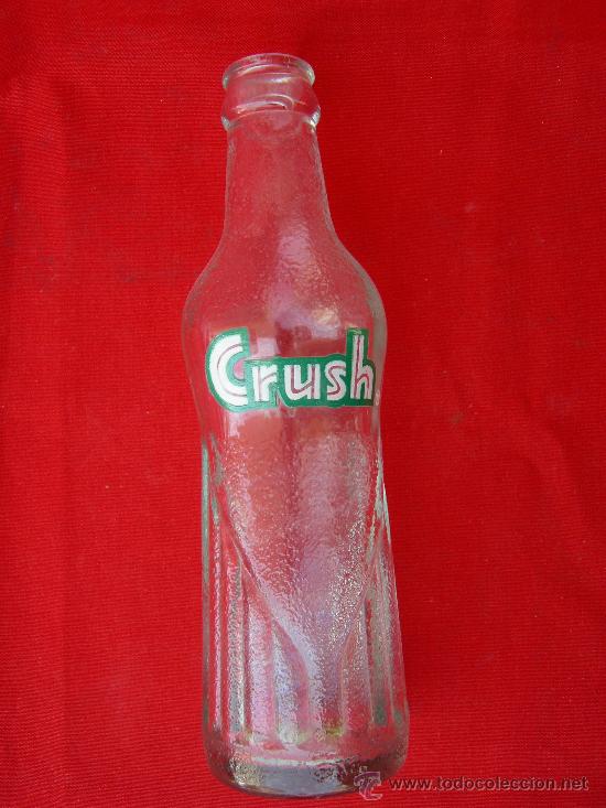 Botellas antiguas: BOTELLA REFRESCO CRUSH - Foto 3