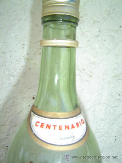 Botellas antiguas: BOTELLA CENTENARIO TERRY  ETIQUETAS DE PAPEL - Foto 3