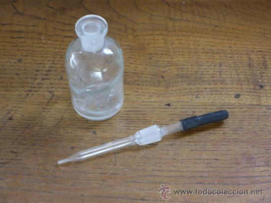 Botellas antiguas: FRASCO CON CUENTAGOTAS - Foto 4