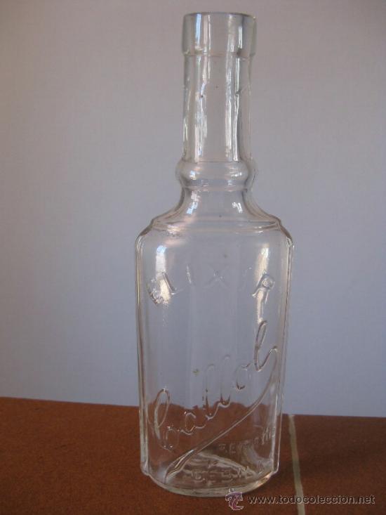 Botellas antiguas: BOTE ELIXIR GALLOL - NOMBRE EN RELIEVE - Foto 1