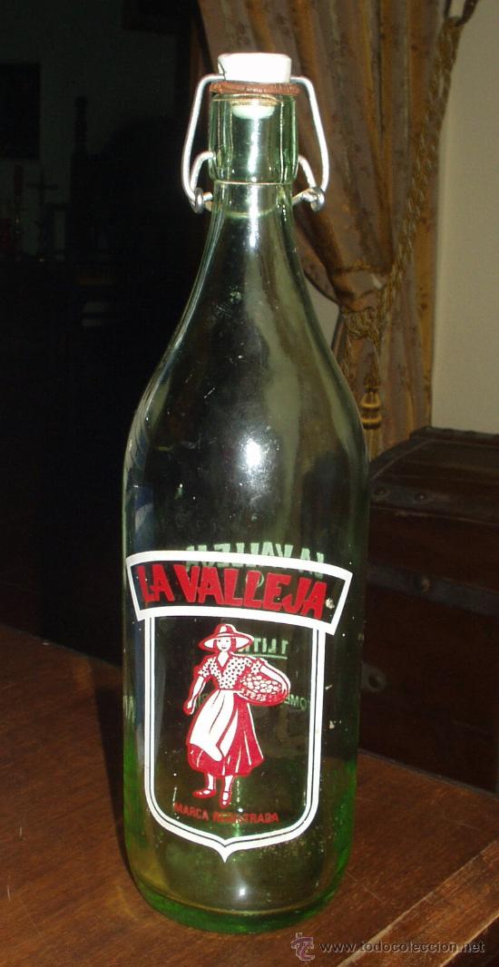 Botellas antiguas: BOTELLA GASEOSA LA VALLEJA - Foto 1