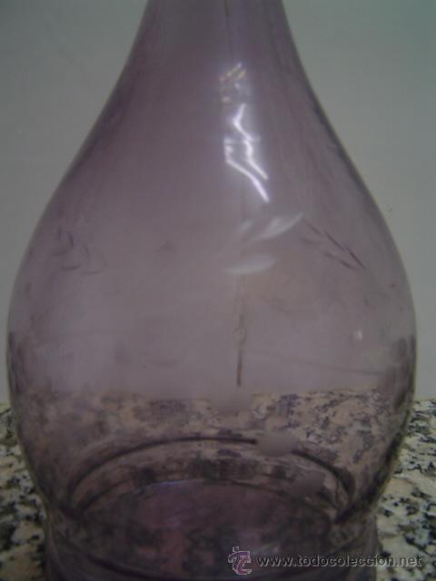 Botellas antiguas: BOTELLA CRISTAL TALLADO - Foto 2