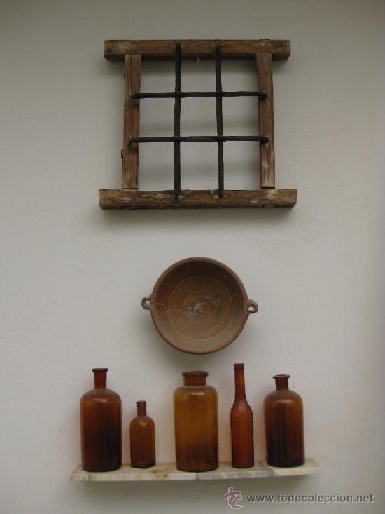 Botellas antiguas: BOTE ANTIGUO DE CRISTAL BLANCO - Foto 2