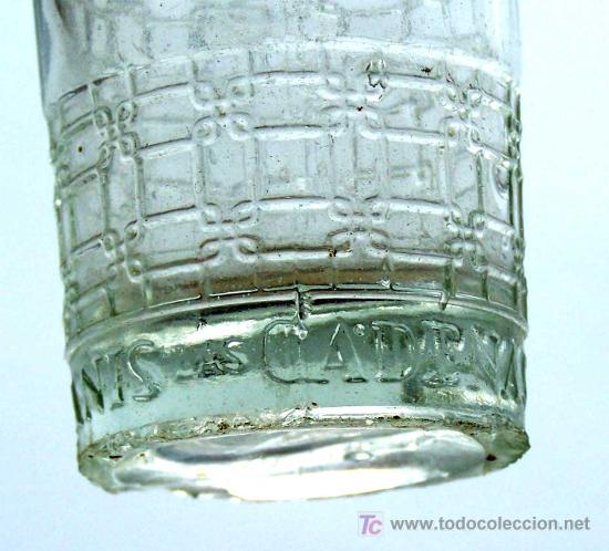 Botellas antiguas: Botella medio litro anis Las Cadenas - Foto 2