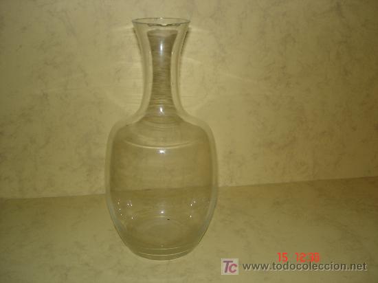 Botellas antiguas: BOTELLA DE CRISTAL - Foto 1