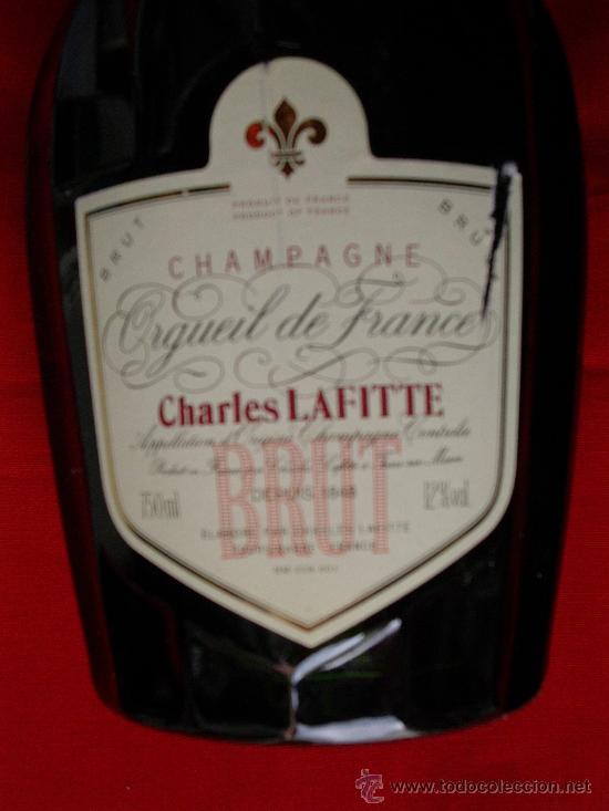 Botellas antiguas: BOTELLA CHAMPAGNE CHARLES LAFITTE - Foto 1