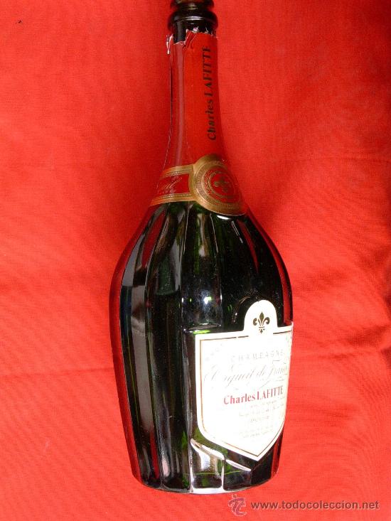 Botellas antiguas: BOTELLA CHAMPAGNE CHARLES LAFITTE - Foto 3