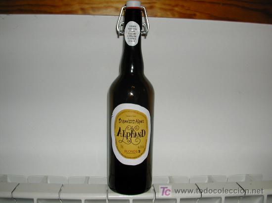Botellas antiguas: CERVEZA ARTESANA ALPHAND - Foto 1