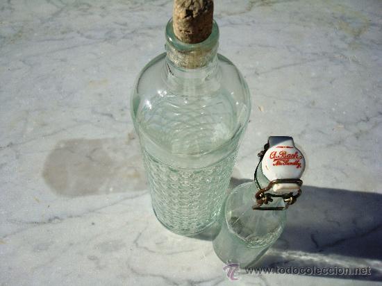 Botellas antiguas: ANTIGUAS BOTELLAS DE CRISTAL - Foto 2