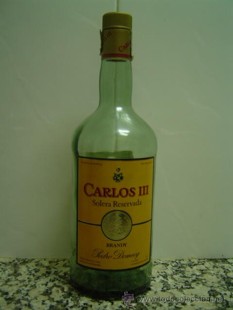 Botellas antiguas: BOTELLA CARLOS  III - Foto 1
