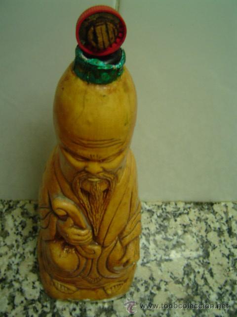 Botellas antiguas: BOTELLA KUNG - FU LICOR ORIENTAL - Foto 4