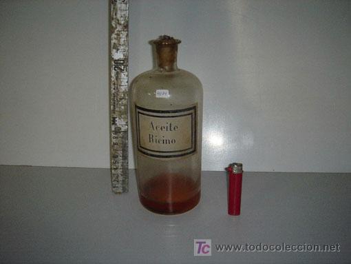 Botellas antiguas: botella de farmacia - Foto 1