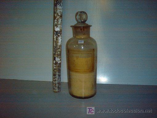 Botellas antiguas: botella de farmacia - Foto 1