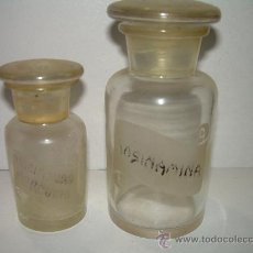 Botellas antiguas: ANTIGUAS BOTELLAS DE FARMACIA (SIGLO XIX)