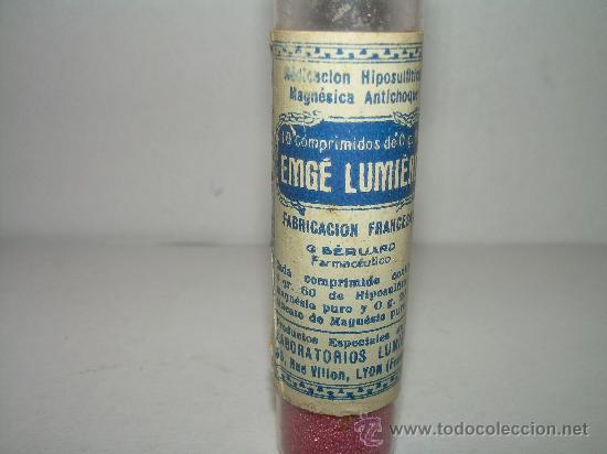 Botellas antiguas: ANTIGUO FRASCO DE MEDICAMENTO - Foto 2