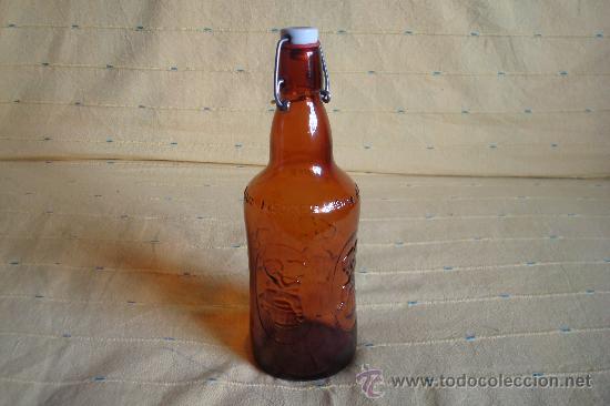 Botellas antiguas: BOTELLA DE CERVEZA ALEMANA - Foto 1
