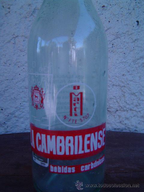 Botellas antiguas: BOTELLA GASEOSA LA CAMBRILENSE - Foto 2