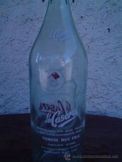 Botellas antiguas: BOTELLA GASEOSA LA CASERA - Foto 3