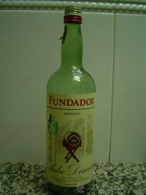 Botellas antiguas: BRANDY  FUNDADOR PEDRO DOMECQ - Foto 1