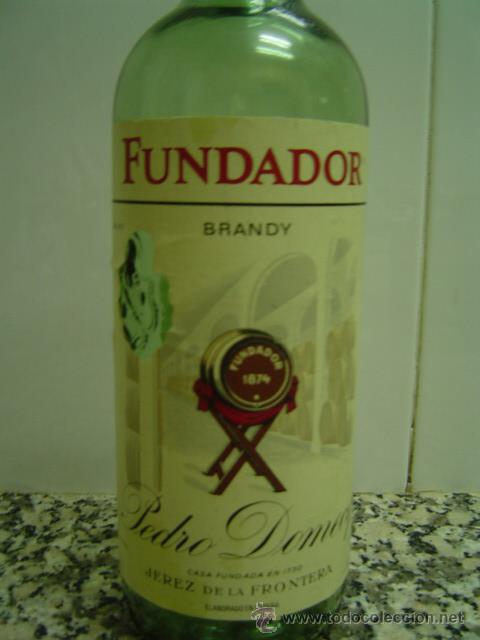 Botellas antiguas: BRANDY  FUNDADOR PEDRO DOMECQ - Foto 2