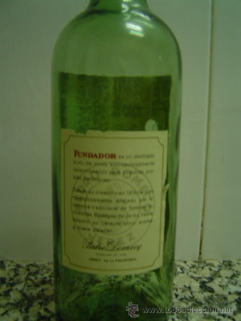 Botellas antiguas: BRANDY  FUNDADOR PEDRO DOMECQ - Foto 3
