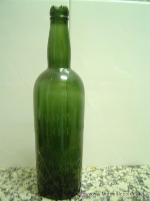 Botellas antiguas: BOTELLA ROM LA INDIANA GRAVADA AL ACIDO - Foto 1