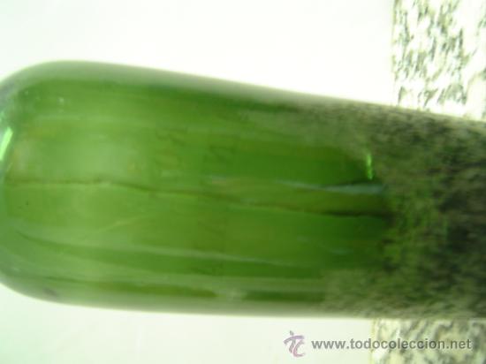 Botellas antiguas: BOTELLA ROM LA INDIANA GRAVADA AL ACIDO - Foto 3