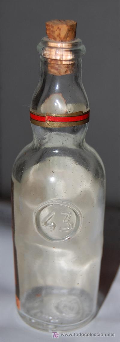 Botellas antiguas: BOTELLA PEQUE&Ntilde;A MINIATURA LICOR 43 - Foto 2
