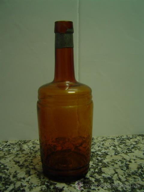 Botellas antiguas: BOTELLA MONASTERIO MONTSERRAT  GRAVADA  AL ACIDO - Foto 1
