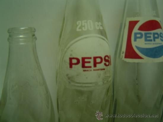 Botellas antiguas: COLECCION DE 10 BOTELLINES REFRESCO DEFERENTES - Foto 8