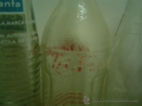 Botellas antiguas: COLECCION DE 10 BOTELLINES REFRESCO DEFERENTES - Foto 10