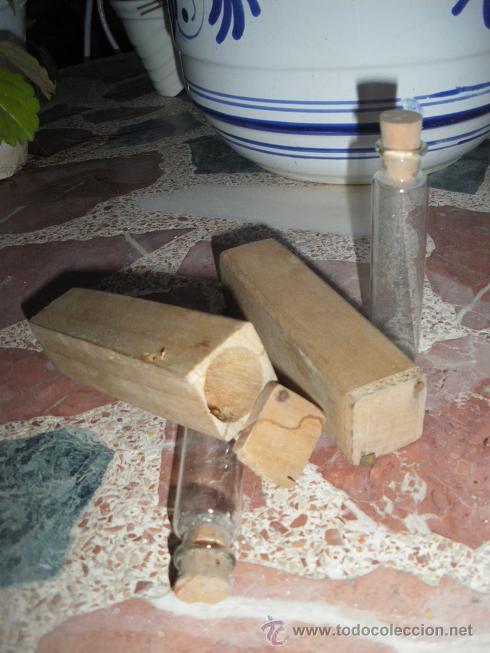 Botellas antiguas: ANTIGUAS MUESTRAS DE ACEITE. - Foto 1