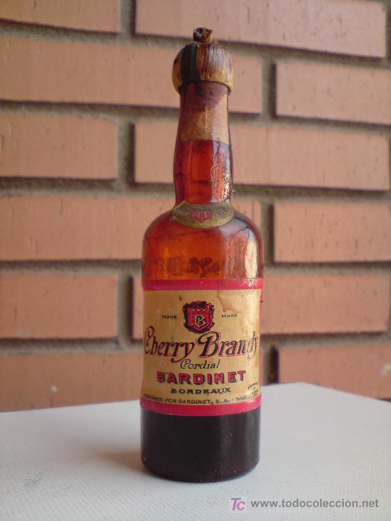 Botellas antiguas: Botell&iacute;n Brandy Bardinet,antiguo,,original - Foto 1