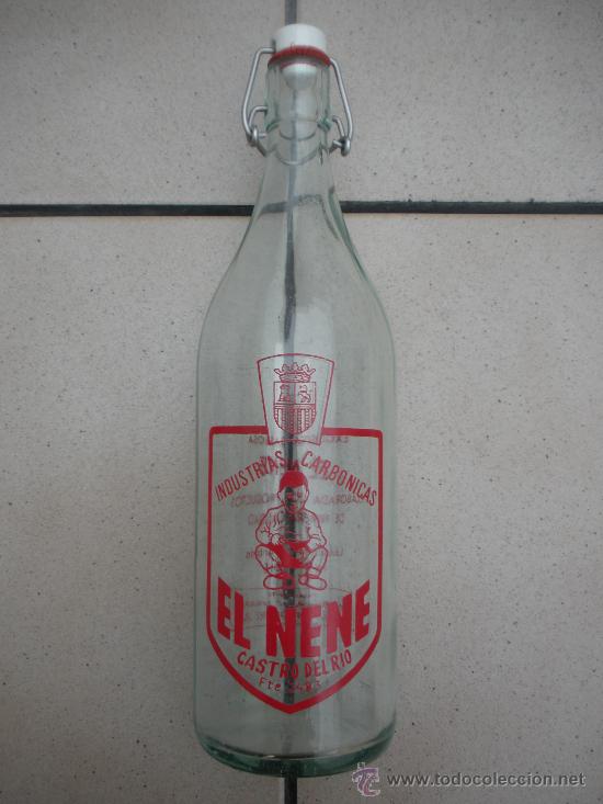 Botellas antiguas: botella de gaseosa ----el nene---- - Foto 1