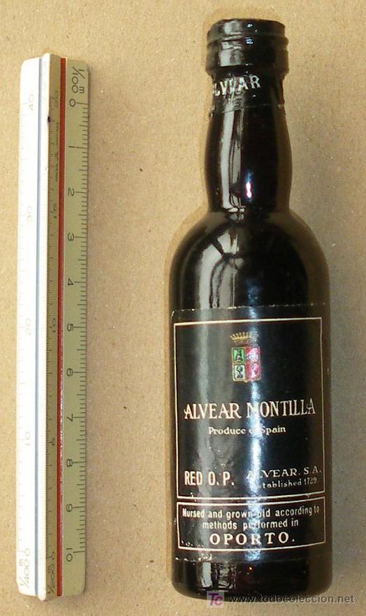 Botellas antiguas: Botella miniatura - Foto 1