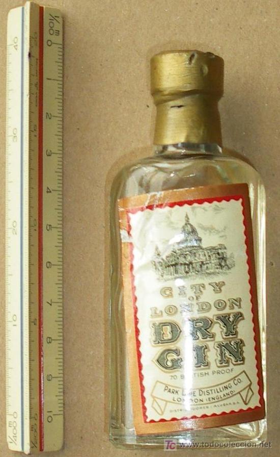 Botellas antiguas: Botella miniatura - Foto 1
